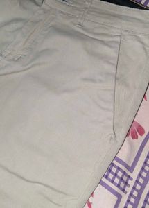 Pista Green Straight Fit Chino Trousers