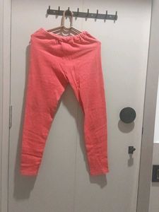 Coral Pink Comfortable Leggings