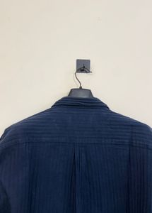 Ralph Lauren Navy Striped Button-Down Shirt