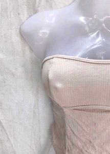 BEIGE TUBE TOP