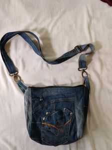 Unique Denim Crossbody Bag