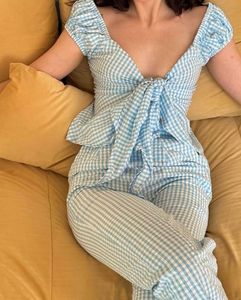 Chic Gingham Top
