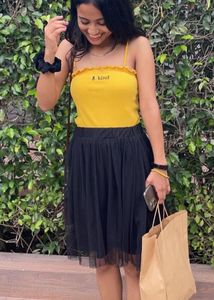 Black Tulle Skirt