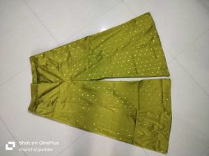Elegant Olive Green Palazzo Pants