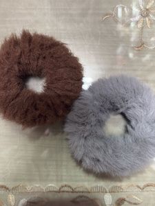 fur hairbands