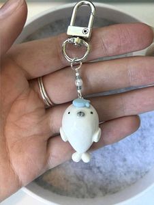 🦭🤍 Seal Keychain 🦭 🩵