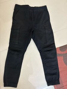 Original H&amp;M Black Cargo Jogger Pants