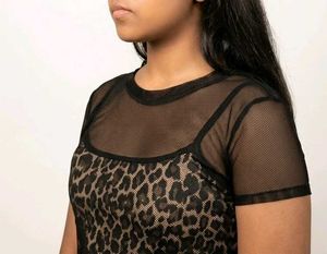 Sheer Leopard Print Top.💋
