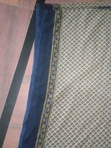 Elegant Green &amp; Blue Saree