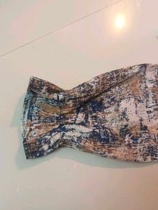 Chic Abstract Print Dress