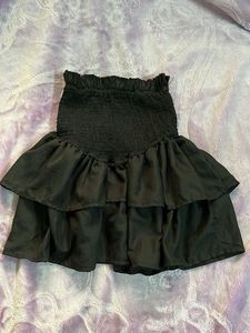 Tiered Ruffle Mini Skirt