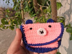 Crochet Bear Pouch