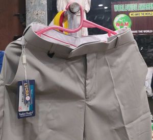 Men's Grey Formal Trousers