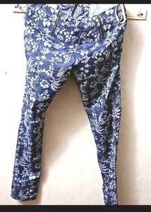 Floral Print Regular fitJeans
