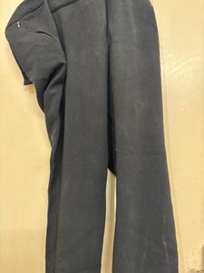 Black Straight Fit Pants