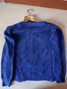Blue Knitted Sweater