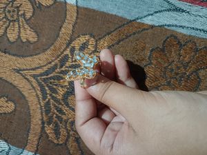 Sparkling Butterfly Ring