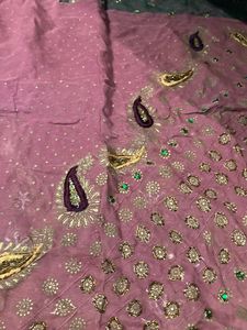 Heavy Full Work Saree With Zip Blouse