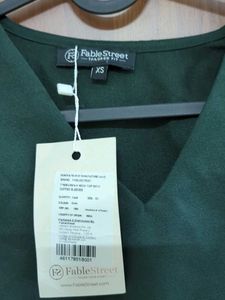 Fablestreet Bottle green Formal Top