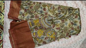 Elegant Floral Silk Saree