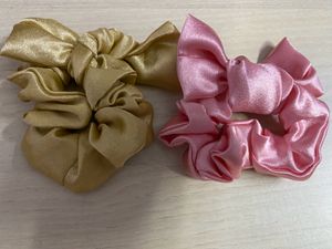 Soft Satin Scrunchies 2pc