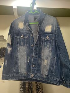 Distressed Denim Jacket