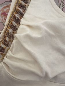 Beaded V-Neck Tank Top