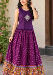 Bohemian Embroidered Maxi Skirt or top