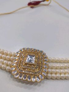 Elegant Pearl Choker Necklace