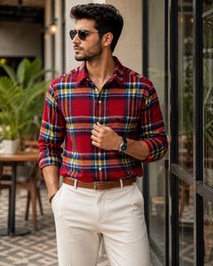 Men's Plaid Flannel Shirt