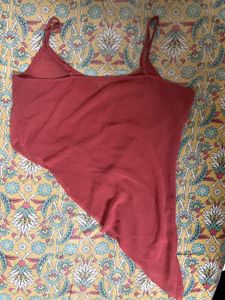 Asymmetrical Mesh Cover-Up (upcycled/ diy