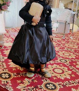 Girl Black High Low Frok