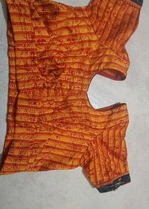 Orange & Yellow Striped Blouse