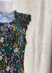 Floral Print Mini Dress