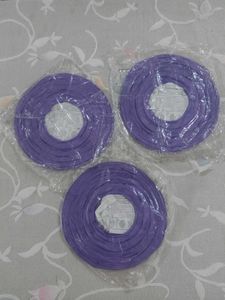 Round Hanging Ball - Purple Paper Lanterns