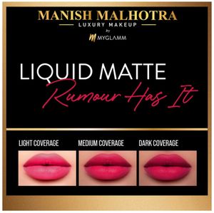 Manish Malhotra Rumor Has It Red Liquid Lipstick