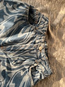 Swirl Print Jeans