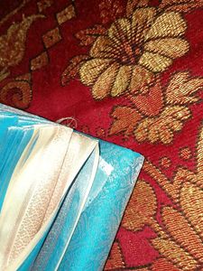Beautiful Blue Silk Saree
