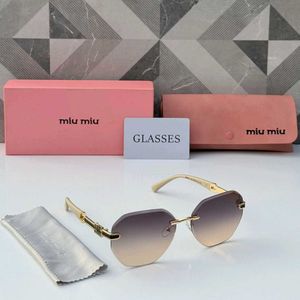 Miu Mi Rimless Gradient Sunglasse