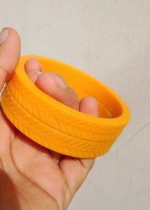 Vibrant Orange Bangle Set