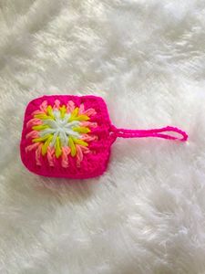 handmade crochet Earpod pouch