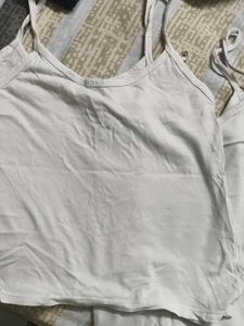 Comfortable White Tank Top Innerwear Combo