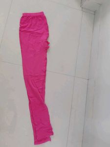Bright Pink Comfortable Leggings