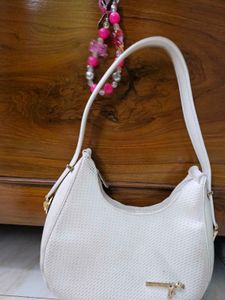 Chic White Shoulder Bag