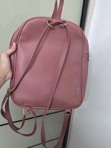 Red Bunny Rose Gold Backpack