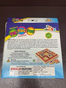 Wooden Tic Tac Toe Junior Game