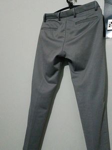 Gray Slim Fit Pants
