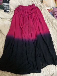 Boho Ombre Maxi Skirt