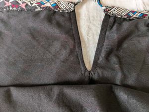 Patterned Sleeveless Jumpsuit