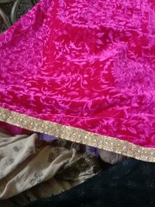 A Line Velvet Kurti With Less Work